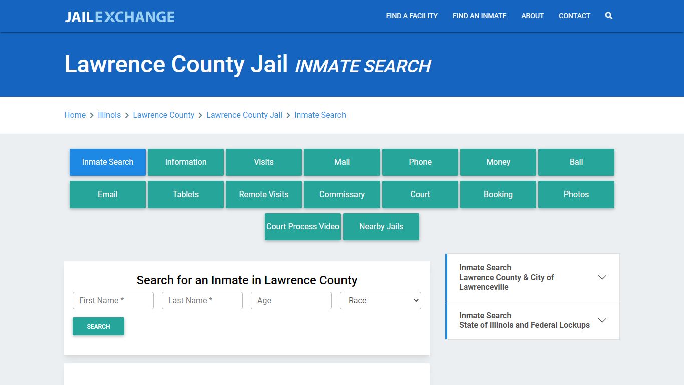 Lawrence County Jail, IL Inmate Search: Roster & Mugshots - Jail Exchange